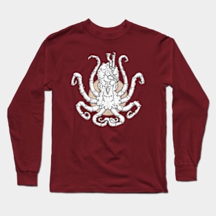 Steampunk Kraken Artwork Long Sleeve T-Shirt